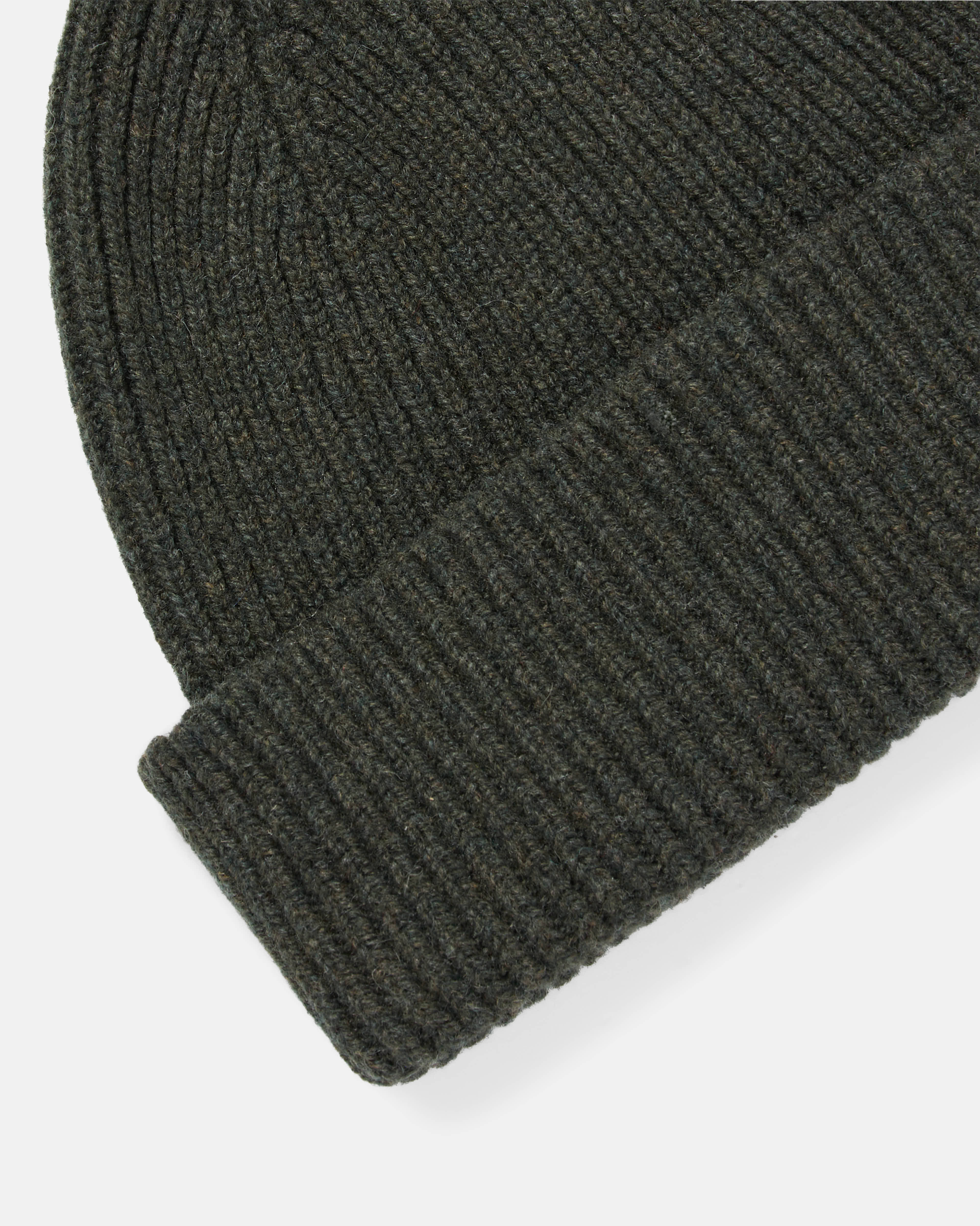 Mackie Clyde Lambswool Beanie Hat Seaweed