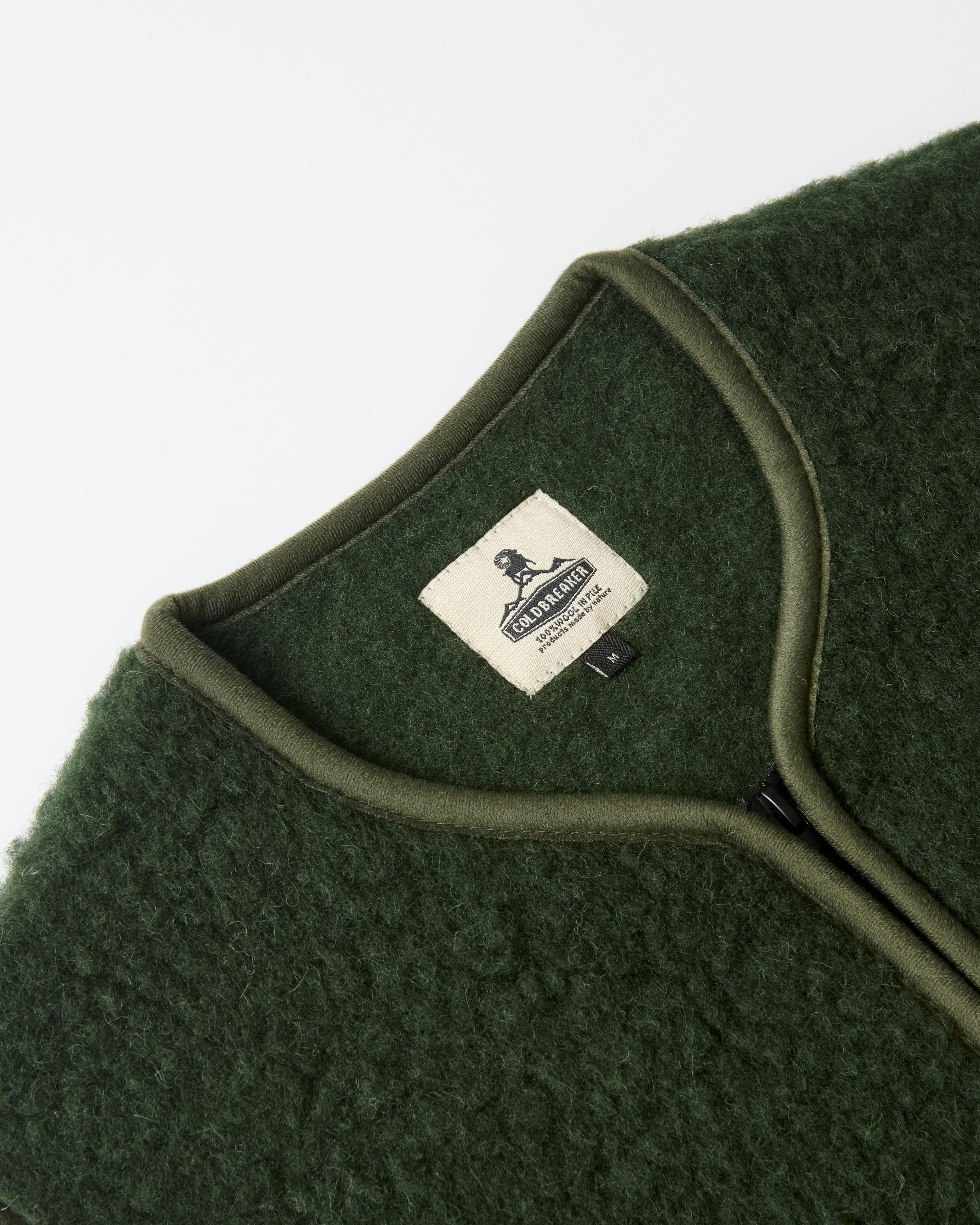 Coldbreaker Pepitco Wool Gilet Dark Green