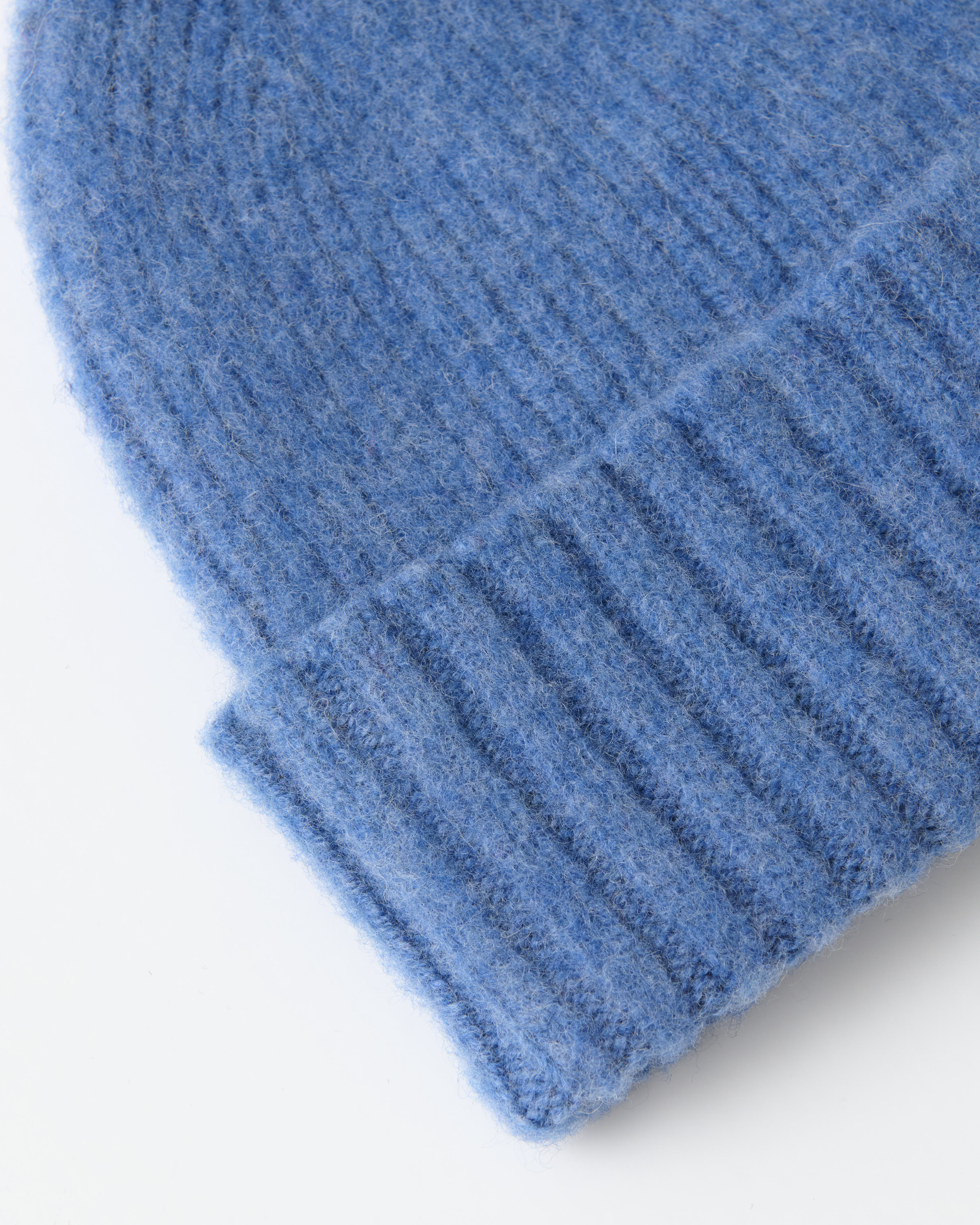 Mackie Rona Brushed Wool Beanie Hat Light Blue