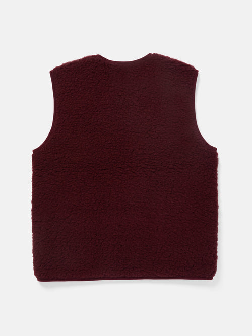Coldbreaker Pepitco Wool Gilet Cherry Liqueur