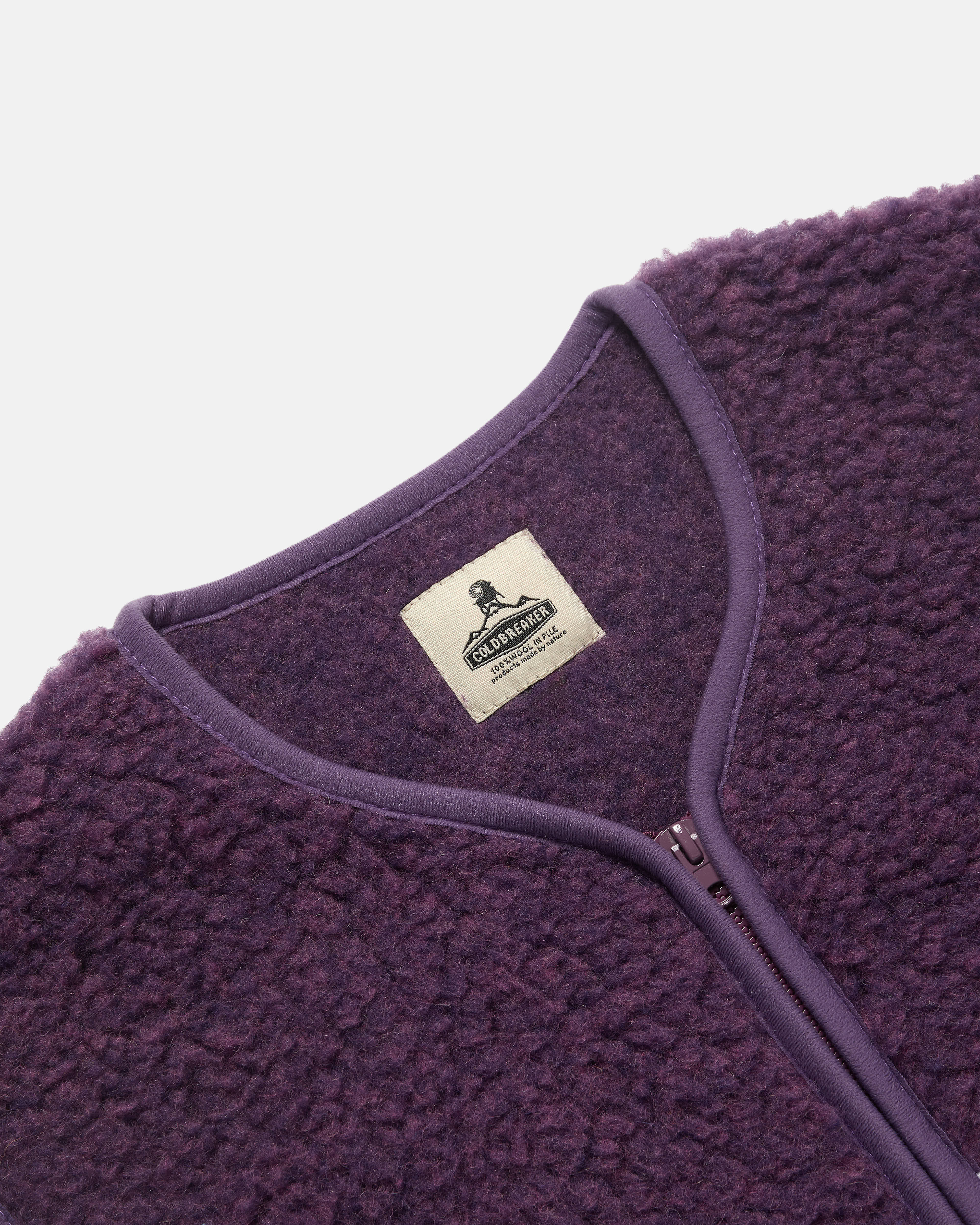 Coldbreaker Pepitco Wool Gilet Violet