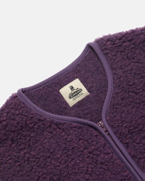Coldbreaker Pepitco Wool Gilet Violet