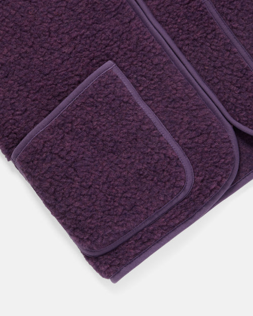 Coldbreaker Pepitco Wool Gilet Violet