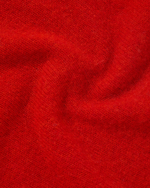Harley of Scotland Brushed Shetland Roll Neck Jumper Carmen
