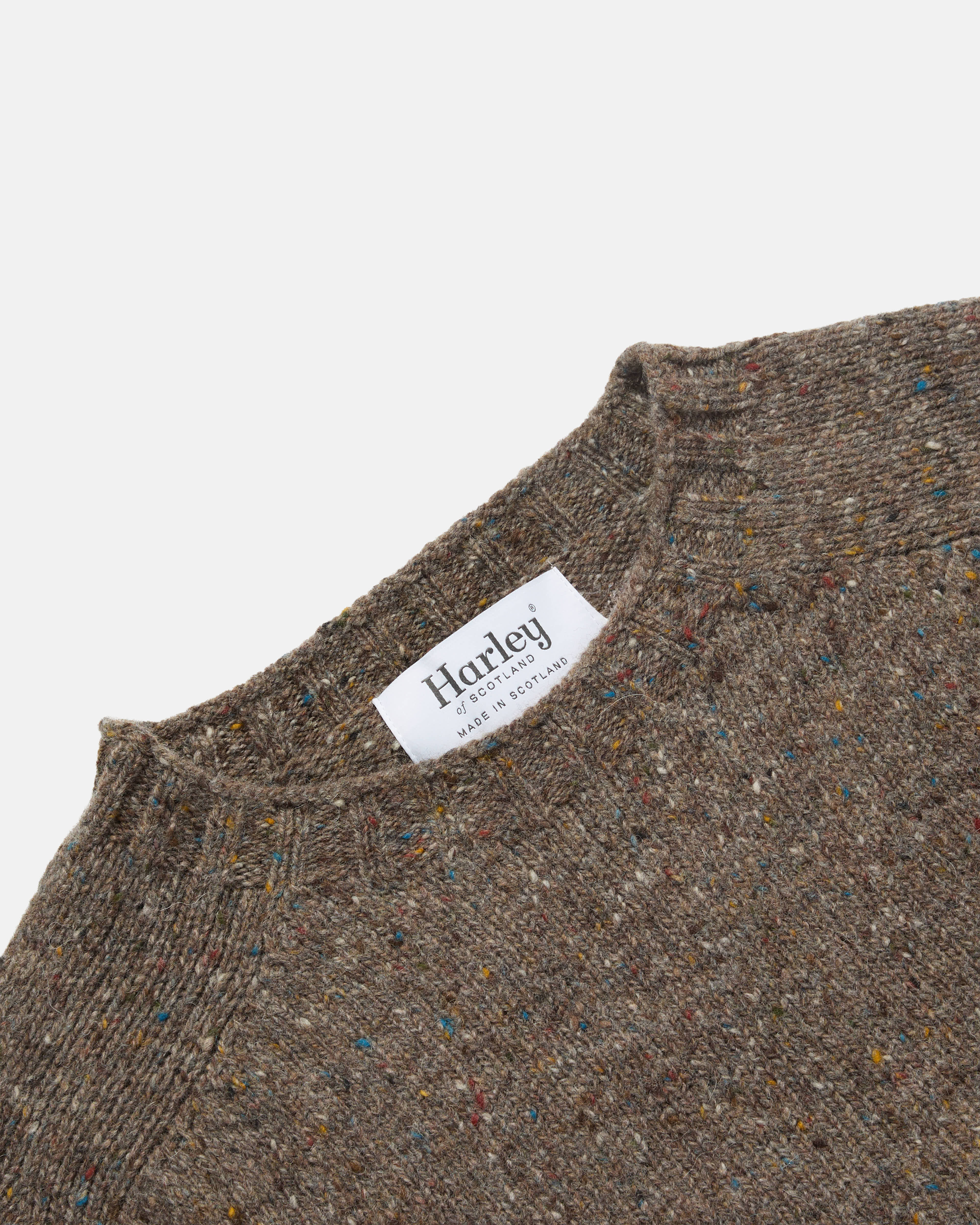 Harley of Scotland Donegal Crew Neck Jumper Torridon