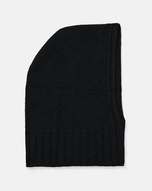 Mackie Wick Wool Angora Hood Black