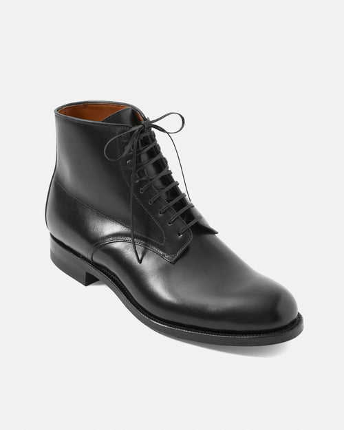Viberg Navvy Boot Black Calfskin