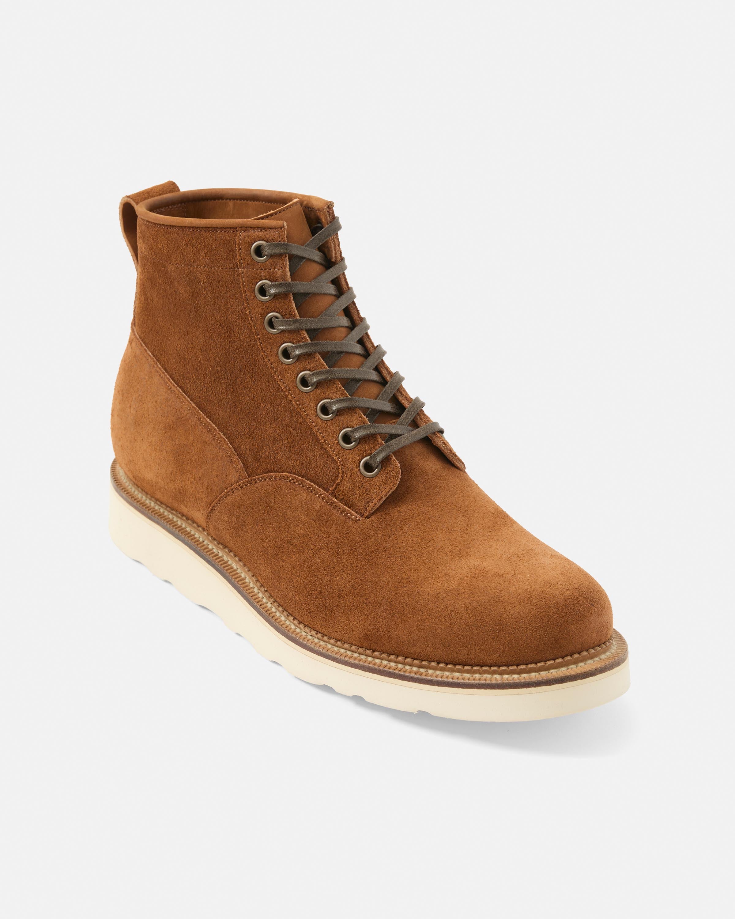 靴 VIBERG / 5'SCOURT SCOUT BOOTS Viberg Scout Boot Horween Chamois Aged Bark | The Multibrand Store