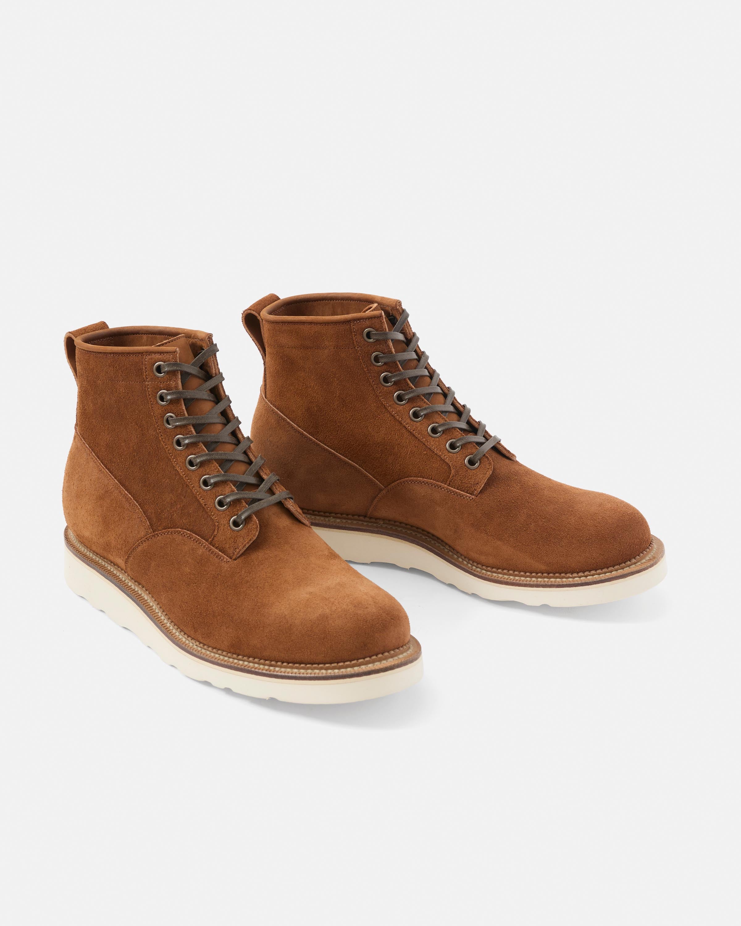 Viberg Scout Boot Horween Chamois Aged Bark | The Multibrand Store