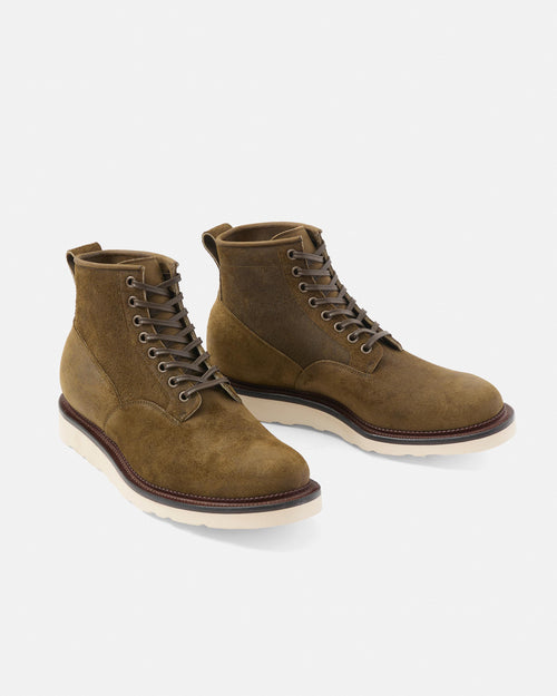 Viberg Scout Boot Mushroom Chamois Roughout