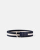Beorma 30 MM Webbing Belt with Small Double Ring Navy & Ivory