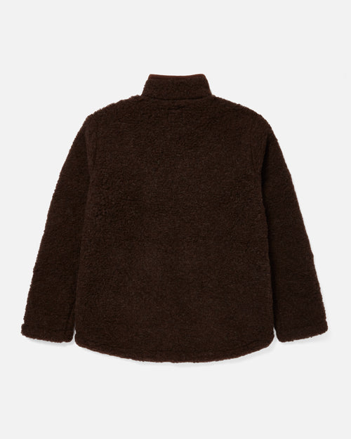 Coldbreaker Walker Jacket Wool Sweatshirt Dark Brown