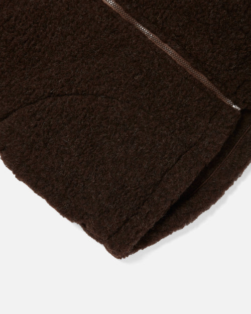 Coldbreaker Walker Jacket Wool Sweatshirt Dark Brown