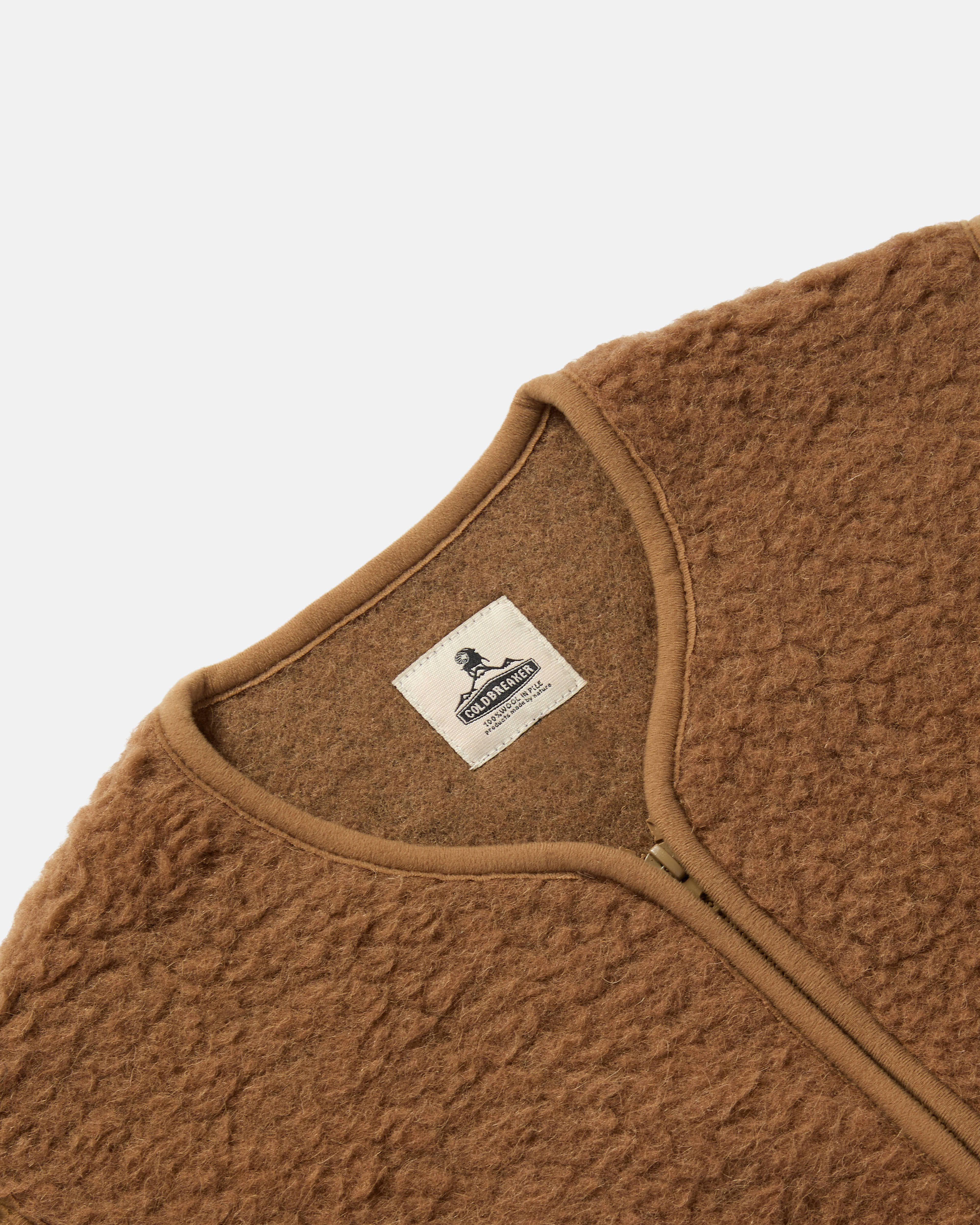 Coldbreaker Pepitco Wool Gilet Camello