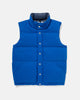 Crescent Down Works 60/40 Italian Vest Titan Blue With Blue Lining