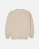 Harley of Scotland Superfine Lambswool Crew Neck Jumper Oatmeal