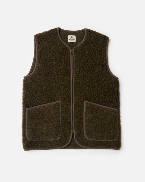 Coldbreaker Pepitco Wool Gilet Khaki