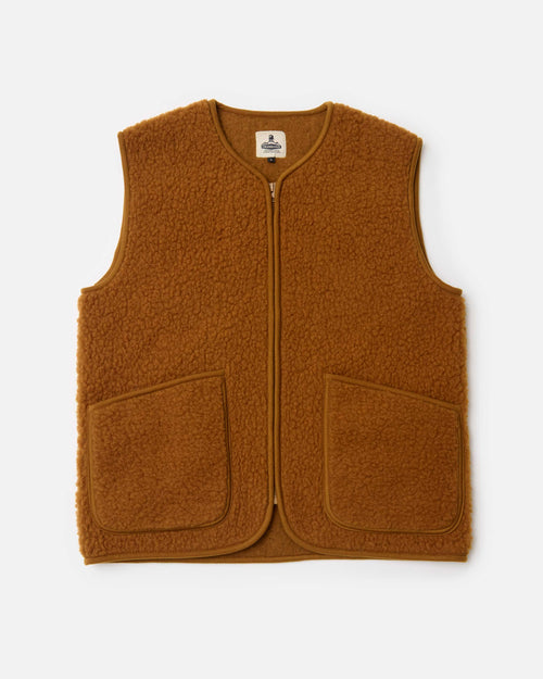 Coldbreaker Pepitco Wool Gilet Caramel