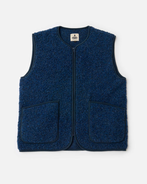 Coldbreaker Pepitco Wool Gilet Dark Blue
