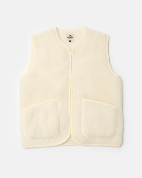 Coldbreaker Pepitco Wool Gilet Natural