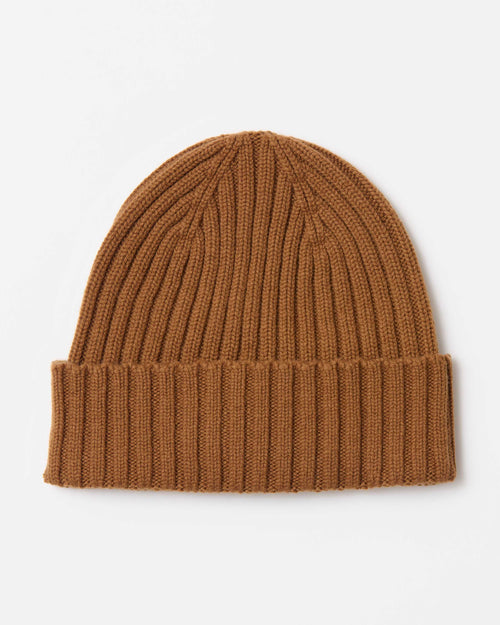 Mackie Cairn Cashmere Beanie Hat Camel