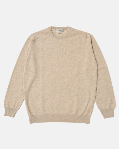 Scott & Charters Round Neck Jumper Oatmeal
