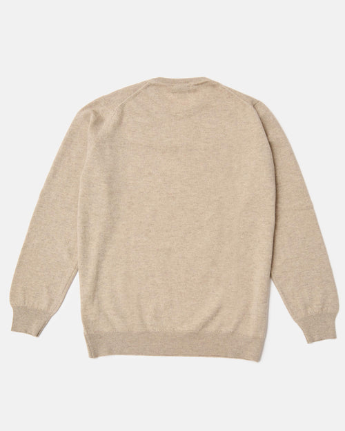 Scott & Charters Round Neck Jumper Oatmeal