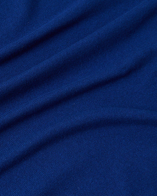 Scott & Charters Round Neck Jumper Royal Blue