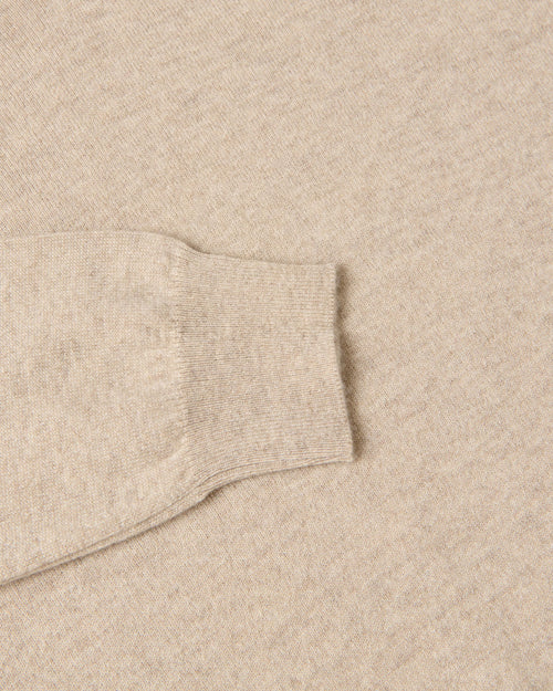 Scott & Charters Round Neck Jumper Oatmeal