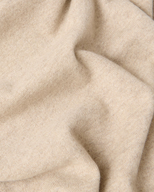 Scott & Charters Cashmere V-Neck Jumper Oatmeal