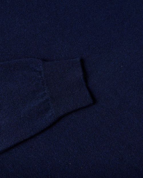 Scott & Charters Round Neck Jumper Navy