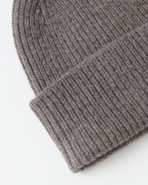 Mackie Clyde Lambswool Beanie Hat Birch