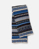 Mackie Lochinver Fairisle Lambswool Scarf Blue