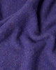 Harley of Scotland Brushed Wool Crew Neck Jumper Cobalt