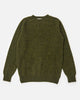 Harley of Scotland Brushed Shetland Crew Neck Jumper Scots Pine