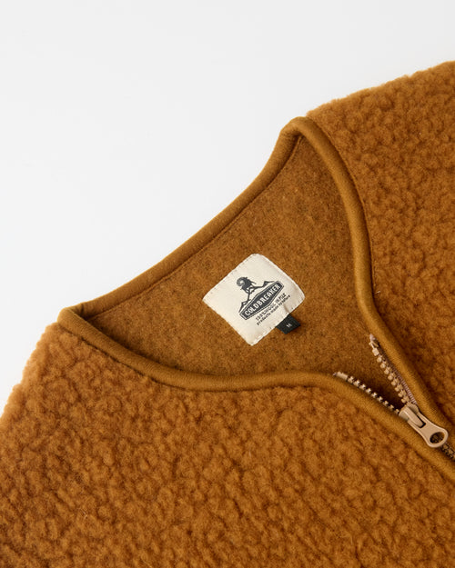 Coldbreaker Pepitco Wool Gilet Caramel