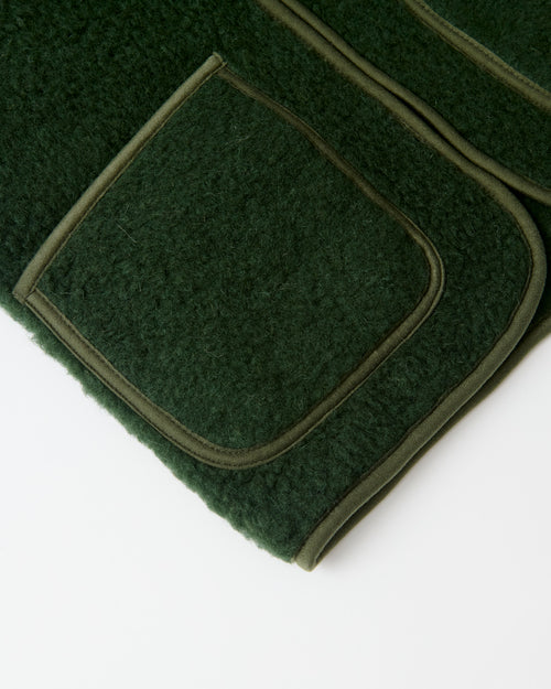 Coldbreaker Pepitco Wool Gilet Dark Green