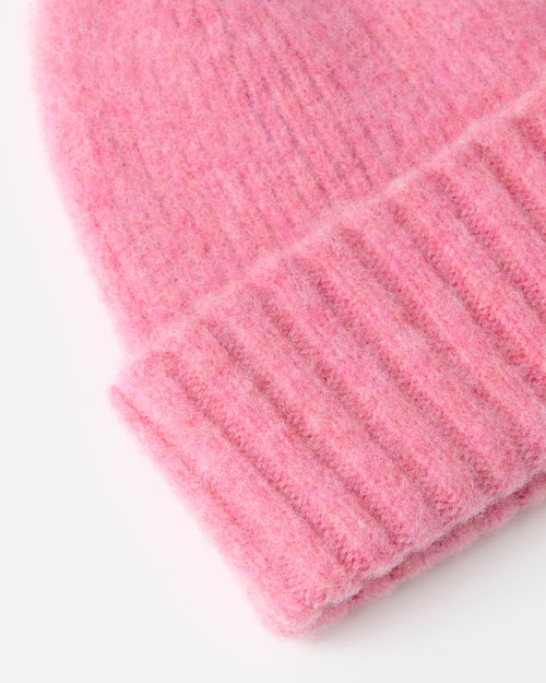 Mackie Rona Brushed Wool Beanie Hat Pink