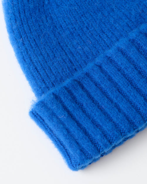 Mackie Rona Brushed Wool Beanie Hat Royal Blue