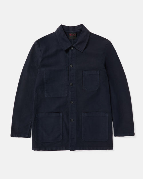 Vetra Workwear French Moleskin Jacket Navy
