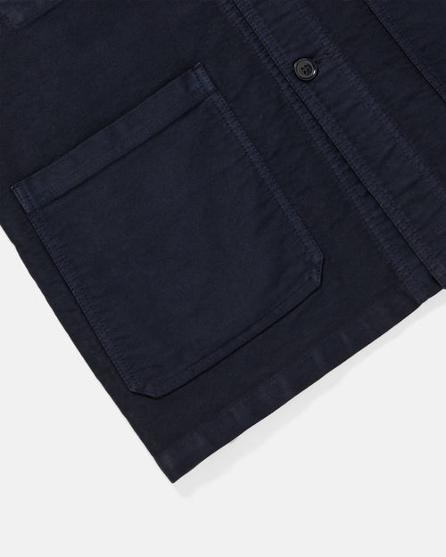 Vetra Workwear French Moleskin Jacket Navy
