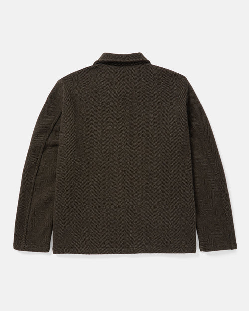 Vetra Workwear Wool Herringbone Jacket Brown