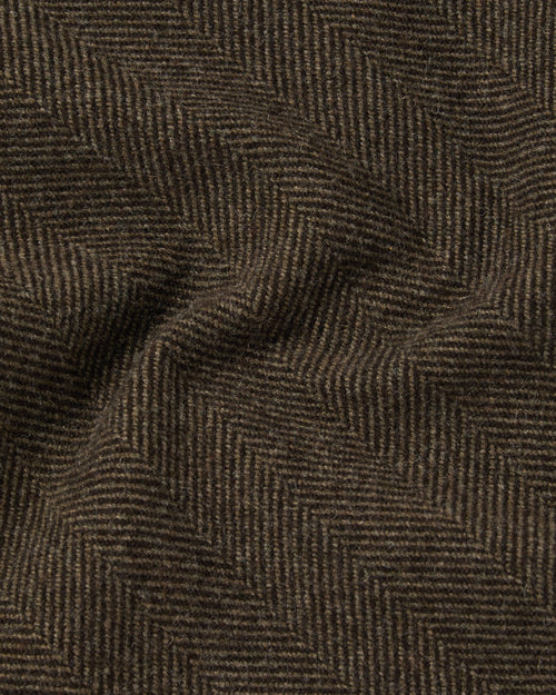 Vetra Workwear Wool Herringbone Jacket Brown