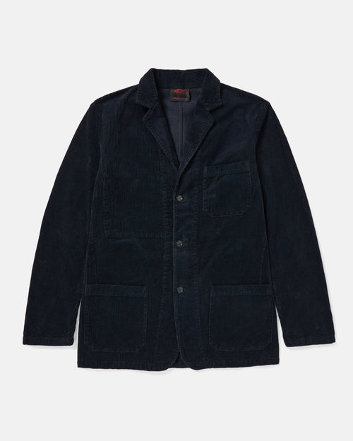 Vetra Workwear Blazer Navy Corduroy