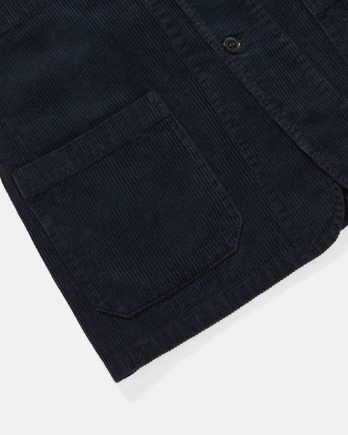 Vetra Workwear Blazer Navy Corduroy
