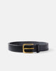 Beorma 28 MM Unlined Bridle Belt Brass Black