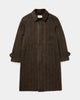 Chrysalis Chocolate Herringbone Tweed Kensington Overcoat