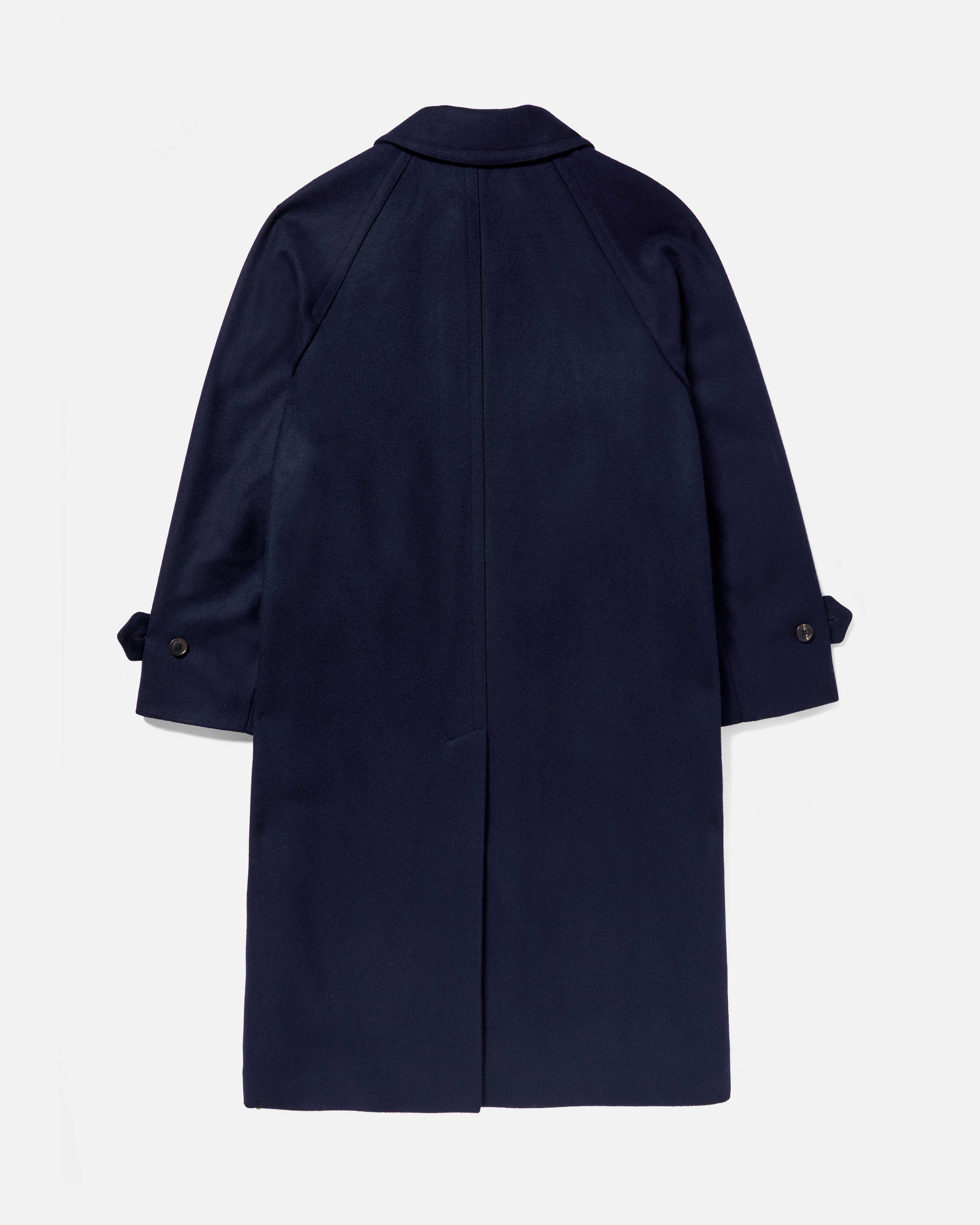 Chrysalis Kensington Melton Wool Topcoat Navy | Multibrand Store