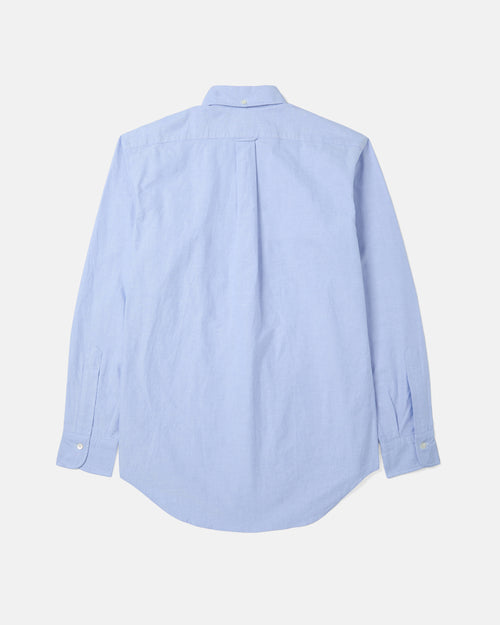 Back view of blue Kamakura Vintage Ivy Oxford button-down shirt