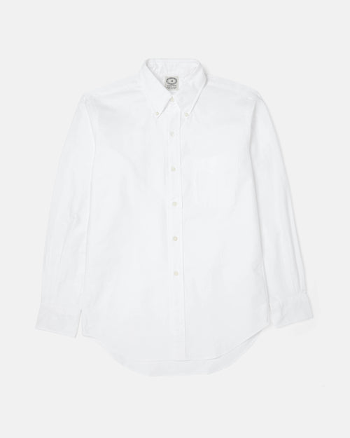 White Kamakura Vintage Ivy Oxford shirt front view